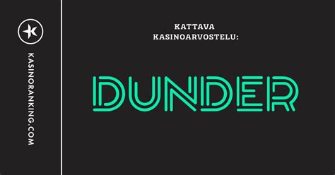 Dunder Casino arvostelu: bonukset, pelit ja parhaat striimaajat.